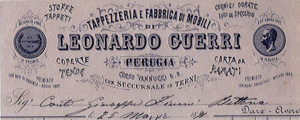 Storia dello studio Guerri - Studio Leonardo Guerri  (1891)